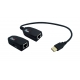 50m USB2.0 Extender via CAT5e/6 with Power Adaptor