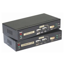 CAT5 USB KVM Extender w/ Skew Adjust