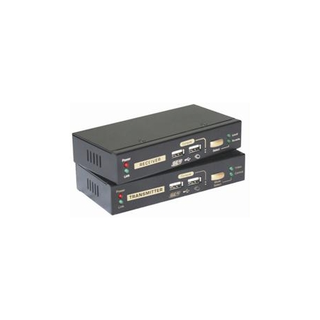 CAT5 USB KVM Extender w/ Skew Adjust