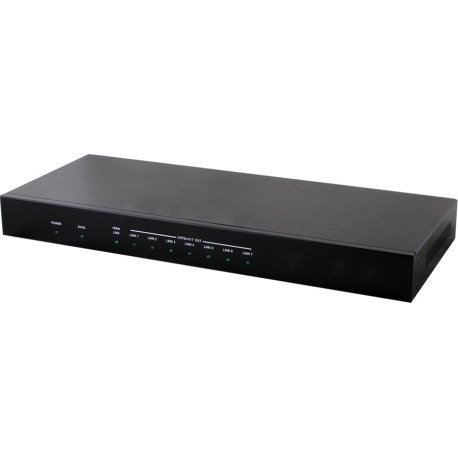 1×8 HDMI to HDMI/HDBaseT Splitter with 24V PoC and LAN Serving