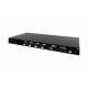 KVM Switch 4-Port 4K Quad-View HDMI 2.0 and USB Seamless 
