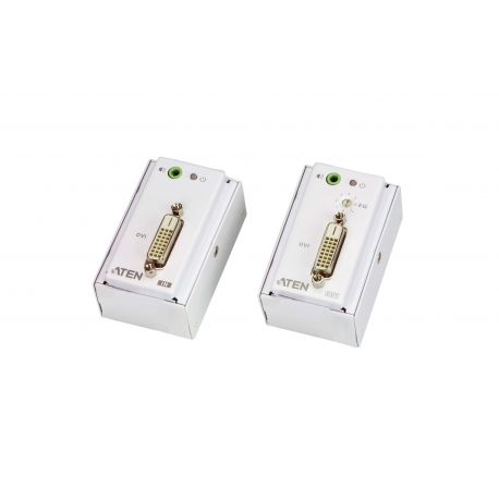 DVI/Audio Cat 5 Extender with MK Wall Plate
