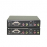 CAT5 KVM Extender Switch w/ Local Console, Audio, Mic, & RS-232