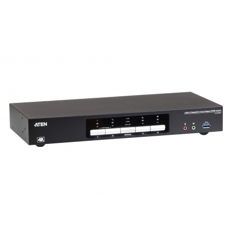 4-Port USB 3.0 4K DisplayPort Dual Display KVMP™ Switch