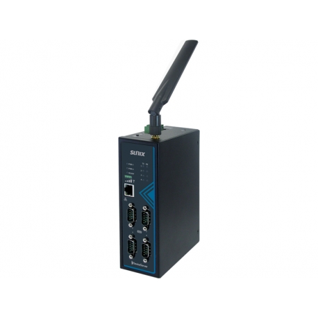 4-port RS-232 Industrial Serial Device Server