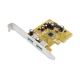 USB 3.1 Enhanced SuperSpeed Dual ports PCI Express Host Card with Type-A Receptacle
