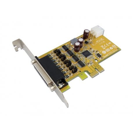 4-port RS-232 PCI Express Powered Serial Board