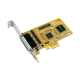 4-port RS-232 & 1-port Parallel PCI Express Multi-I/O Board
