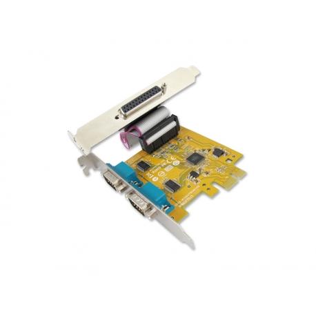 2-port RS-232 & 1-port Parallel High Speed PCI Express Multi-I/O Board