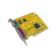 1-port RS-232 & 1-port Parallel Universal PCI Multi-I/O Board With Power Output over Serial