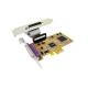 2-port IEEE1284 Parallel PCI Express Low Profile Board