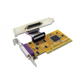 2-port IEEE1284 Parallel PCI Low Profile Board