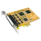 8-port RS-232 High Speed PCI Express Serial Board