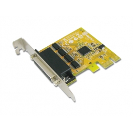 4-port RS-232 Low Profile PCI Express Board