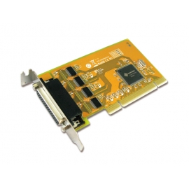 4-port RS-232 High Speed Low Profile Universal PCI Serial Board