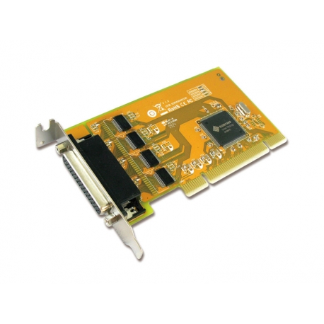 4-port RS-232 High Speed Low Profile Universal PCI Serial Board