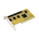 4-port RS-232 Universal PCI Serial Embedded Type Low Profile Board