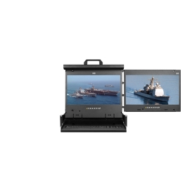 4K 17" Dual display console drawer (RH mounted)