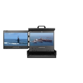Full HD 17" Dual display console drawer (LH mounted)