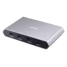 2-Port USB-C Gen 2 Sharing Switch with Power Pass-through