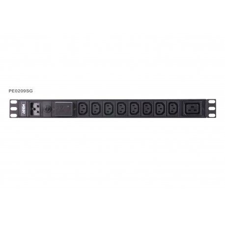 Basic 1U PDU with surge protection