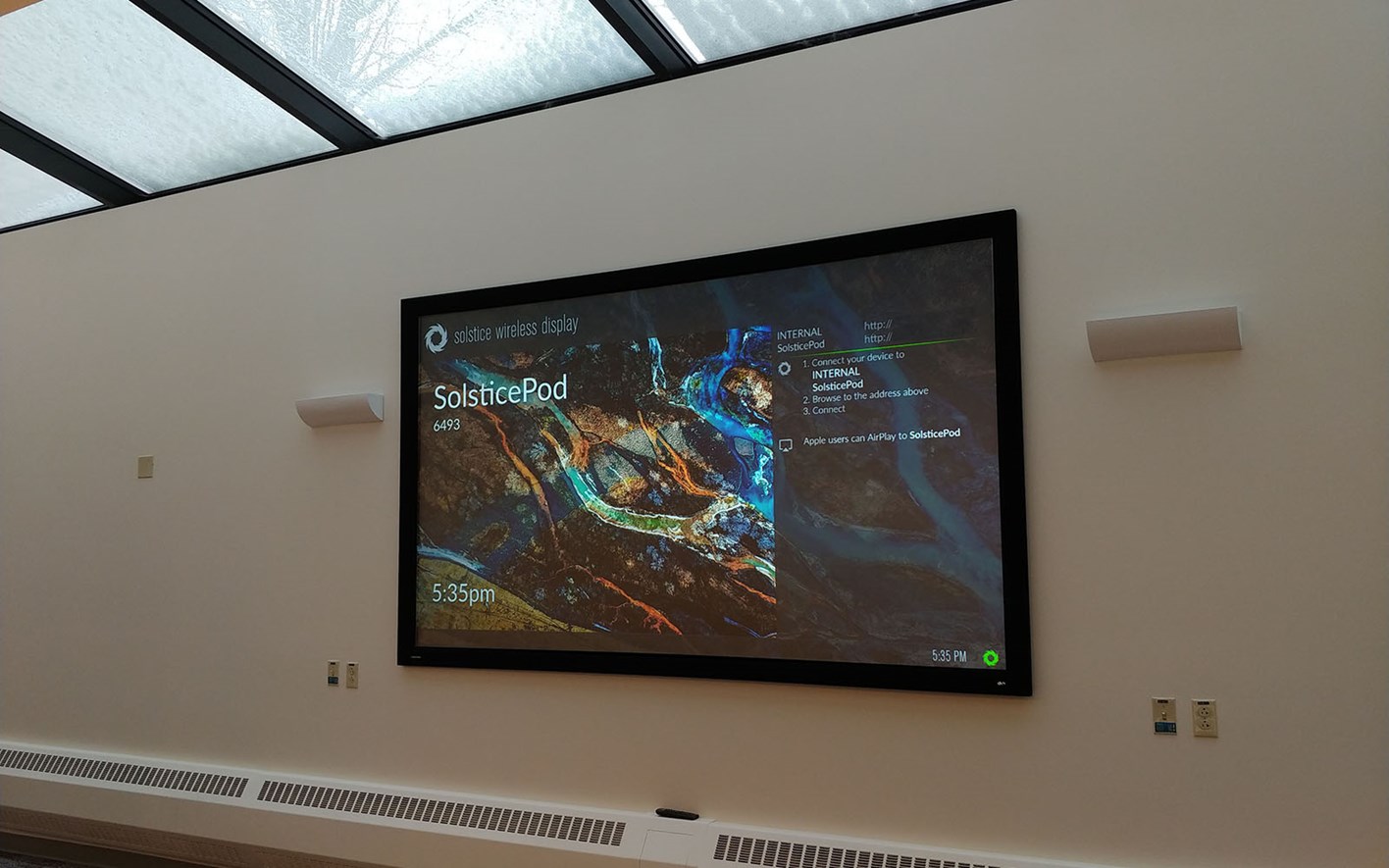 dnp Supernova Core 120 inch at Wolf Law Building, University of Colorado Law School, Boulder, CO, USA