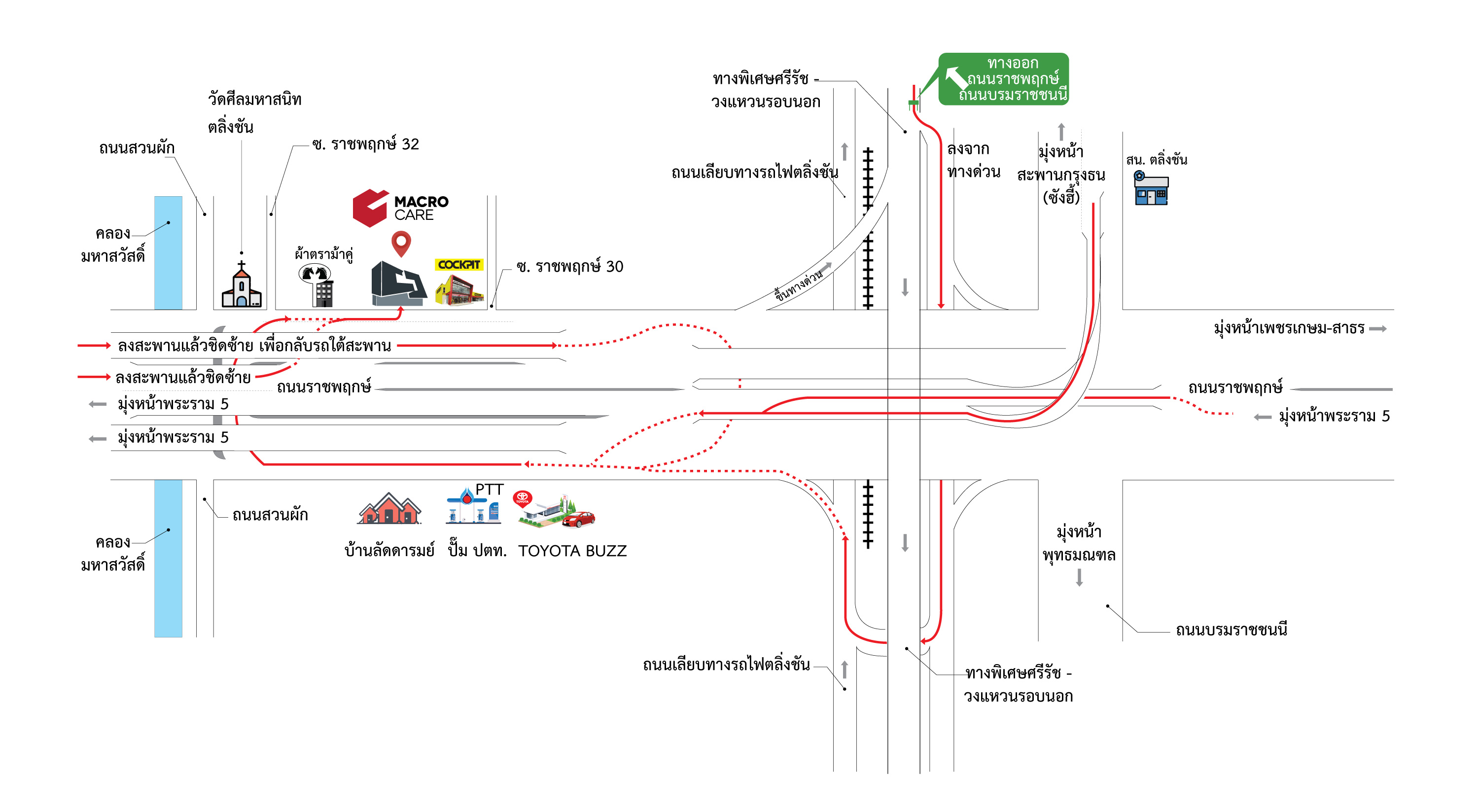 map macrocare head office