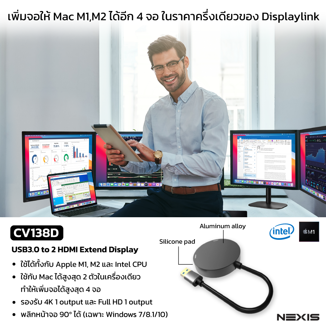 USB to HDMI for Mac M1
