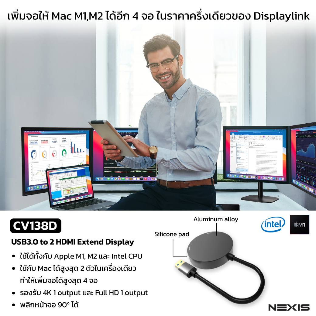 USB to HDMI for Mac M1